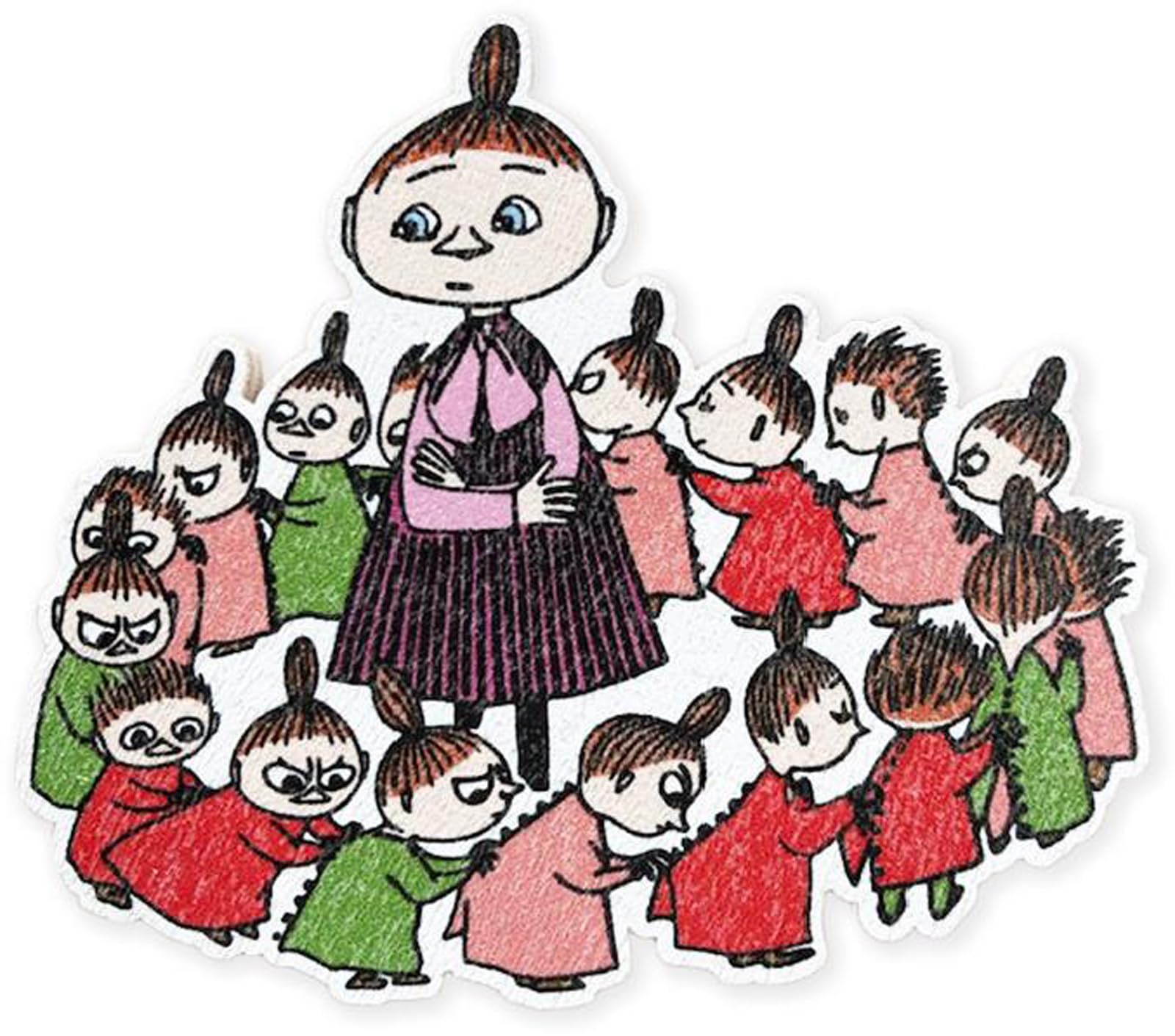 Amazon.co.jp: Aprilmai 木製マグネット ミムラ姉さんと17人の子ども